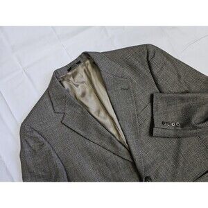 Hart Schaffer Marx Blazer Mens 42S 2 Button Hopsack